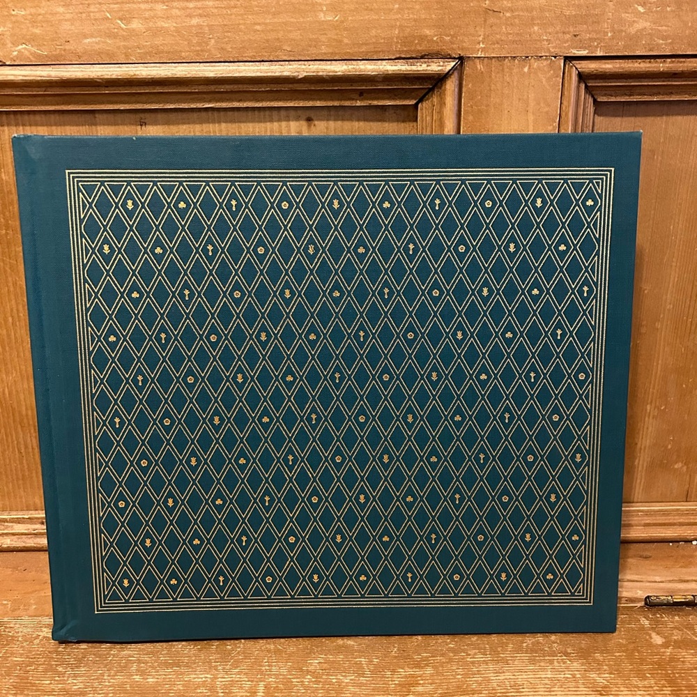 Vintage coffee table book